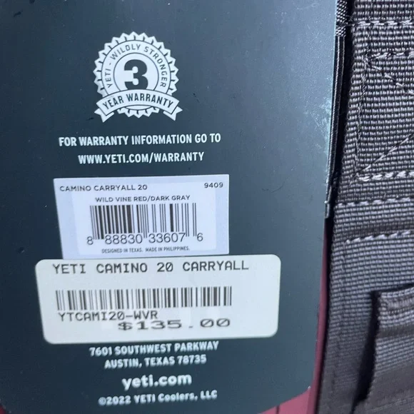 YETI Camino 20 Wild Vine Set - Picture 6 of 6